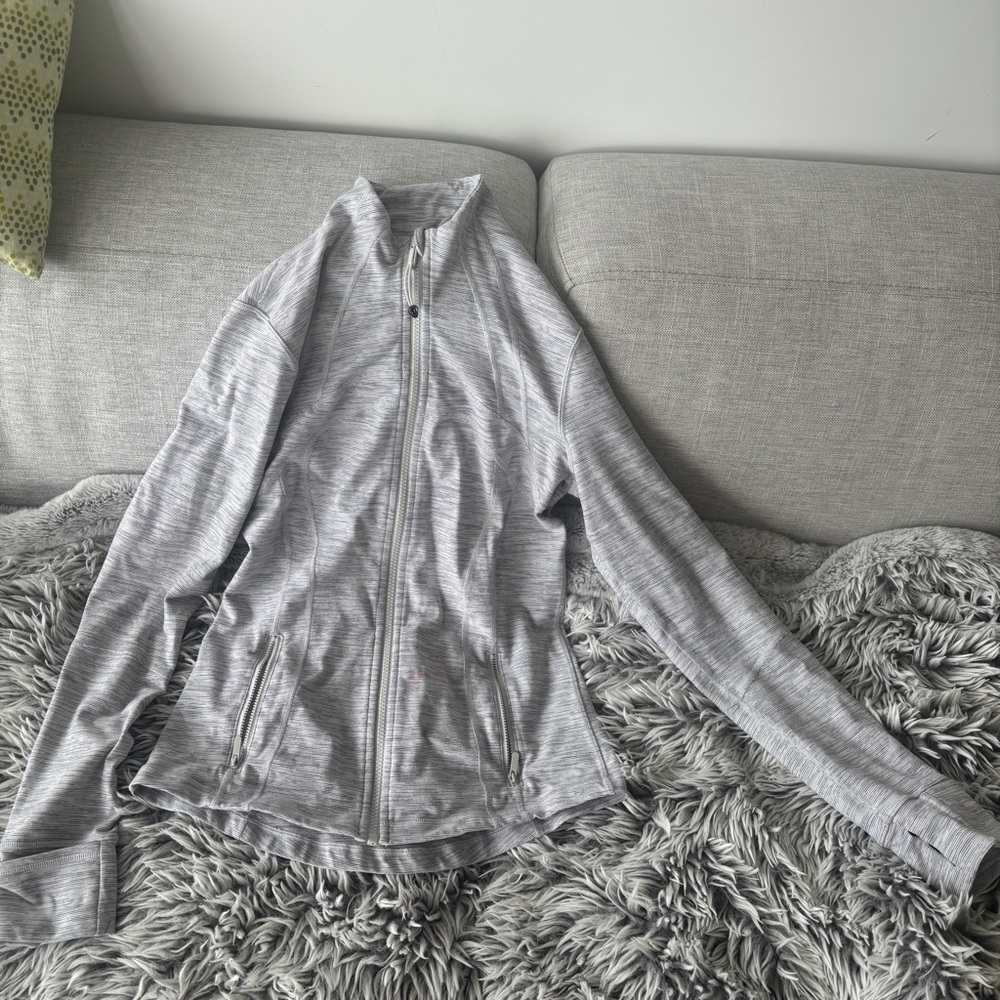 Lululemon Athletica Define Jacket Luon Wee are from space nimbus battleship